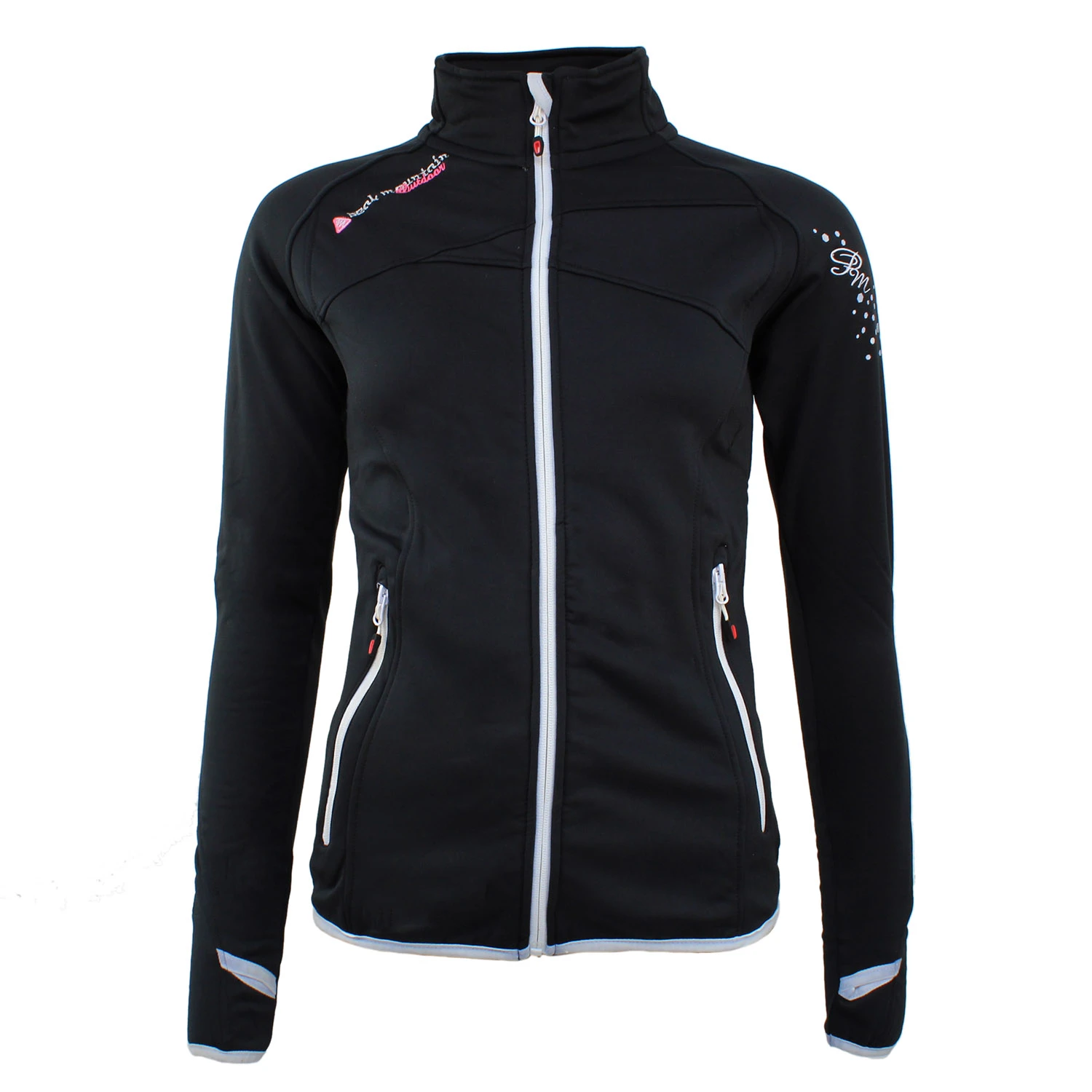 Blouson Polarshell Femme ACLIMATE Noir/blanc 3 Blouson Polarshell Femme ACLIMATE Noir/blanc