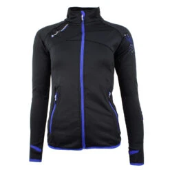 Blouson Polarshell Femme ACLIMATE Noir/bleu
