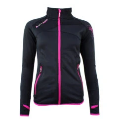 Blouson Polarshell Femme ACLIMATE Noir/fuchsia