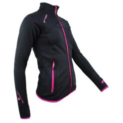 Blouson Polarshell Femme ACLIMATE Noir/fuchsia 7 Blouson Polarshell Femme ACLIMATE Noir/fuchsia -Vêtements De Ski ACLIMATE XJ N NOIR FUSHIA PROFIL