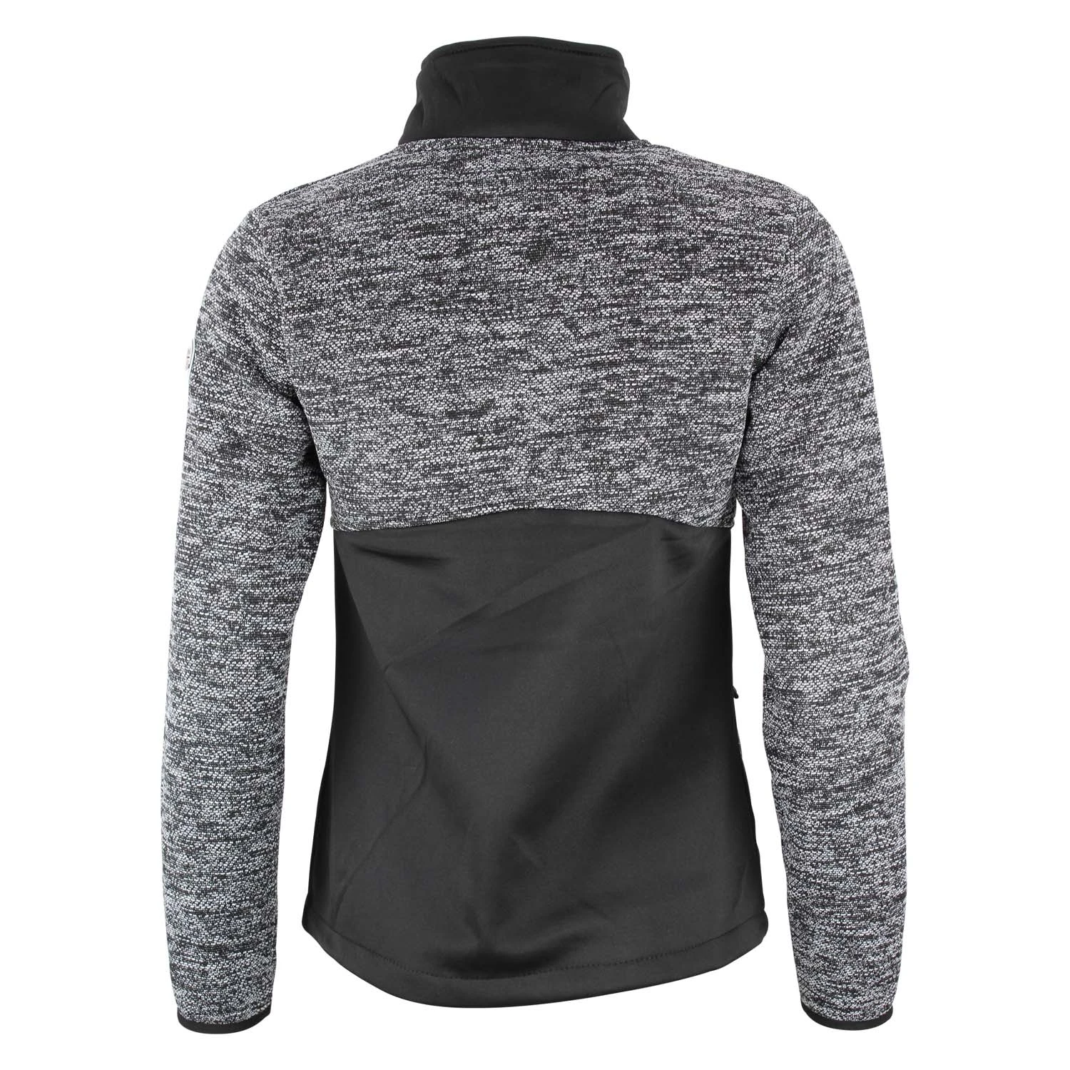 Blouson Polaire Femme ACREST Noir/argent 4 Blouson Polaire Femme ACREST Noir/argent – Image 2