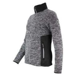 Blouson Polaire Femme ACREST Noir/argent 7 Blouson Polaire Femme ACREST Noir/argent -Vêtements De Ski ACREST QI S GRIS CHINE NOIR SILVER PROFIL1500