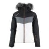 Blouson De Ski Femme AFIDOL Noir/gris 2 Blouson De Ski Femme AFIDOL Noir/gris -Vêtements De Ski AFIDOL HE NR NOIR GRIS FACE 1500