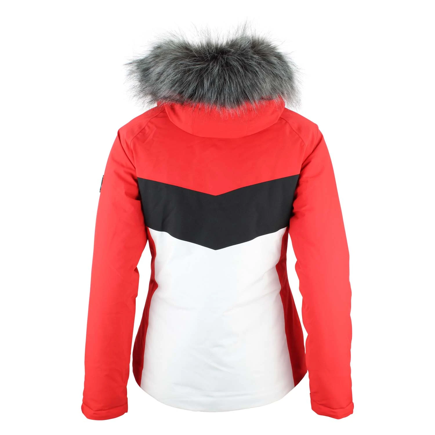 Blouson De Ski Femme AFIDOL Rouge/noir 4 Blouson De Ski Femme AFIDOL Rouge/noir – Image 2