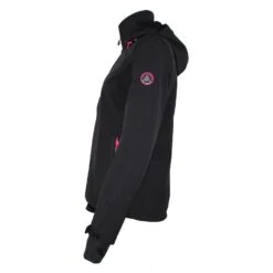 Blouson Softshell Femme AFORTA Noir 7 Blouson Softshell Femme AFORTA Noir -Vêtements De Ski AFORTA ZI NOIR PROFIL 1500