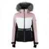 Blouson De Ski Femme ALMENIRA Rose/blanc/noir 2 Blouson De Ski Femme ALMENIRA Rose/blanc/noir -Vêtements De Ski ALMENIRA GW NOIR FACE 1500