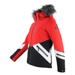 Blouson De Ski Femme ANITA Rouge -Vêtements De Ski ANITA HE RG COMBO ROUGE PROFIL 1500