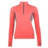 Top Technique Femme ANKORA Corail/gris 1 Top Technique Femme ANKORA Corail/gris -Vêtements De Ski ANKORA CX CORAIL FACE 1500 1