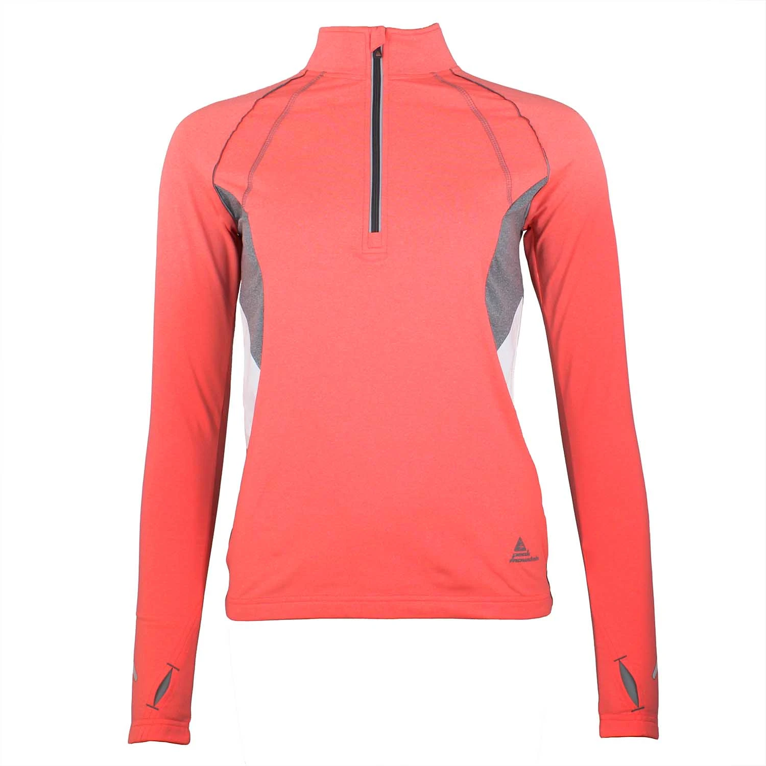 Top Technique Femme ANKORA Corail/gris 3 Top Technique Femme ANKORA Corail/gris