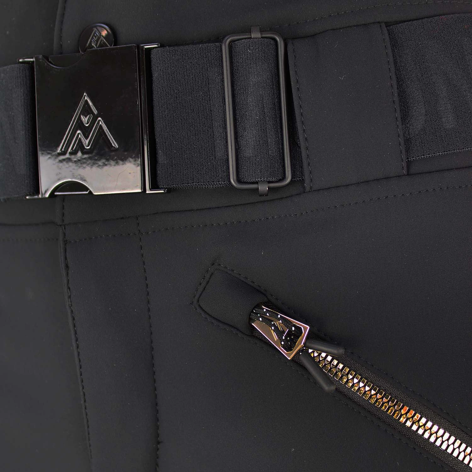 Pantalon De Ski Softshell Femme ATLAS Noir/doré 6 Pantalon De Ski Softshell Femme ATLAS Noir/doré – Image 4