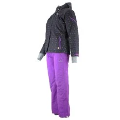Ensemble De Ski Femme AVIM Carbone/violet 10 Ensemble De Ski Femme AVIM Carbone/violet -Vêtements De Ski AVIM NOIR VIOLET FACE 2