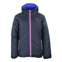 Doudoune Réversible Femme AWA Bleu/marine 11 Doudoune Réversible Femme AWA Bleu/marine -Vêtements De Ski AWA JK BLEU NUIT BAJA BLEU FACE 1500
