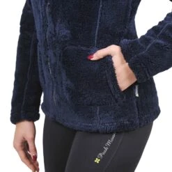 Blouson Polaire Femme ASANA Violet 11 Blouson Polaire Femme ASANA Violet -Vêtements De Ski BLO ASANA NK B MARINE DETAIL 2 1