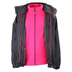Blouson De Ski 3 En 1 Femme ACIONO Noir -Vêtements De Ski Blouson de ski 3 en 1 Femme ACIONO noir BLO ACIONO 4