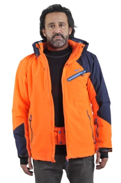 Blouson De Ski Homme CALIS Orange 12 Blouson De Ski Homme CALIS Orange -Vêtements De Ski Blouson de ski Homme CALIS orange Peak Mountain 3
