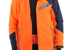 Blouson De Ski Homme CALIS Orange 13 Blouson De Ski Homme CALIS Orange -Vêtements De Ski Blouson de ski Homme CALIS orange Peak Mountain 4