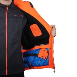 Blouson De Ski Homme CORTEMA Orange -Vêtements De Ski Blouson de ski Homme CORTEMA orange Peak Mountain 4