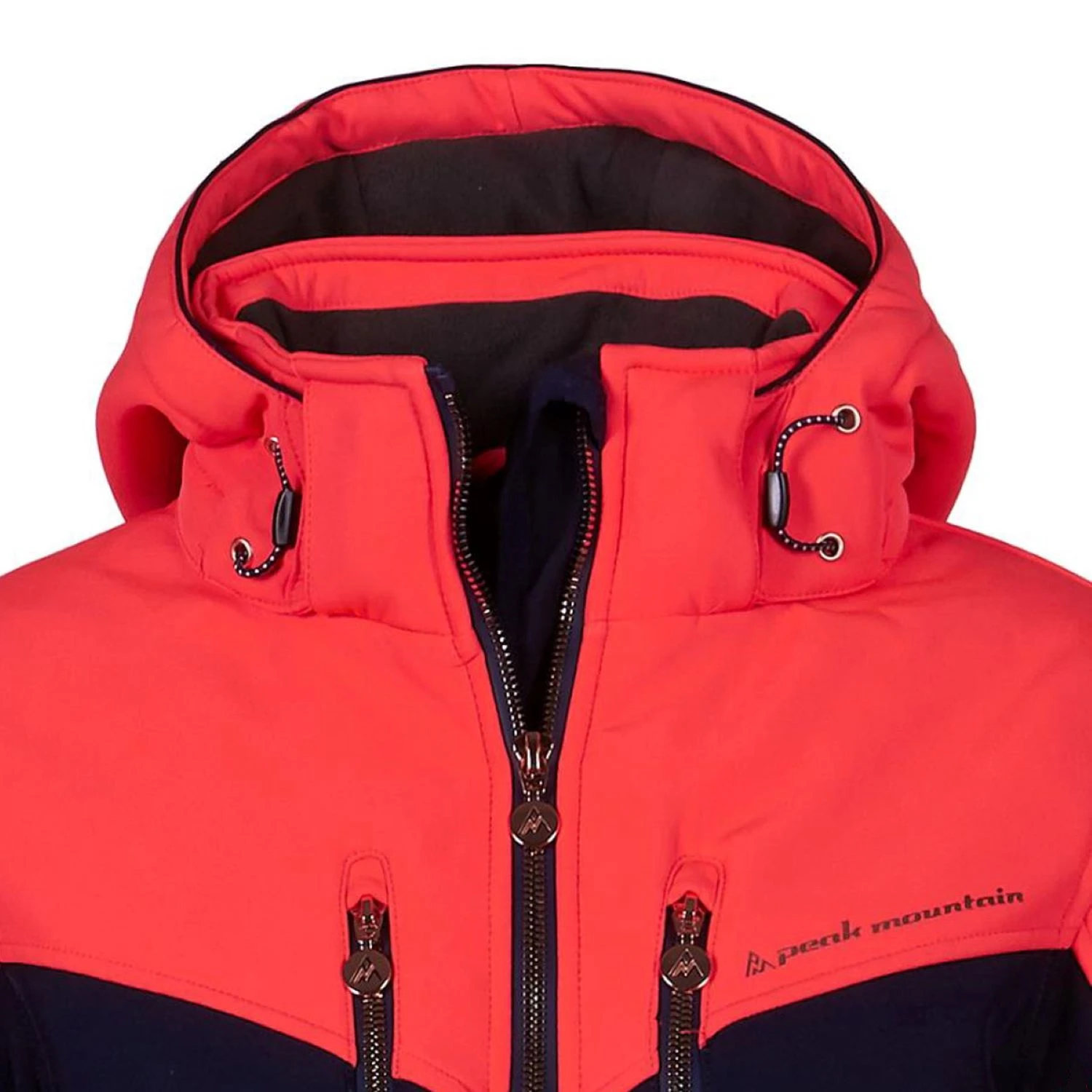 Blouson Softshell Femme AFLIGHT Corail/marine 6 Blouson Softshell Femme AFLIGHT Corail/marine – Image 4