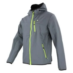 Blouson Soft Shell Garçon ECAMSO1016 Gris 7 Blouson Soft Shell Garçon ECAMSO1016 Gris -Vêtements De Ski Blouson de ski garcon Peak Mountain ECAMSO gris 2 1