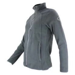 Blouson Polaire Femme ACALONO Gris 7 Blouson Polaire Femme ACALONO Gris -Vêtements De Ski Blouson polaire Femme ACALONO gris Peak Mountain 1