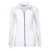 Blouson Polaire Femme AFONE Blanc 2 Blouson Polaire Femme AFONE Blanc -Vêtements De Ski Blouson polaire Femme AFONE blanc Peak Mountain