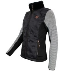 Blouson Polaire Femme AKANA Noir 8 Blouson Polaire Femme AKANA Noir -Vêtements De Ski Blouson polaire Femme AKANA noir BLO AKANA 2