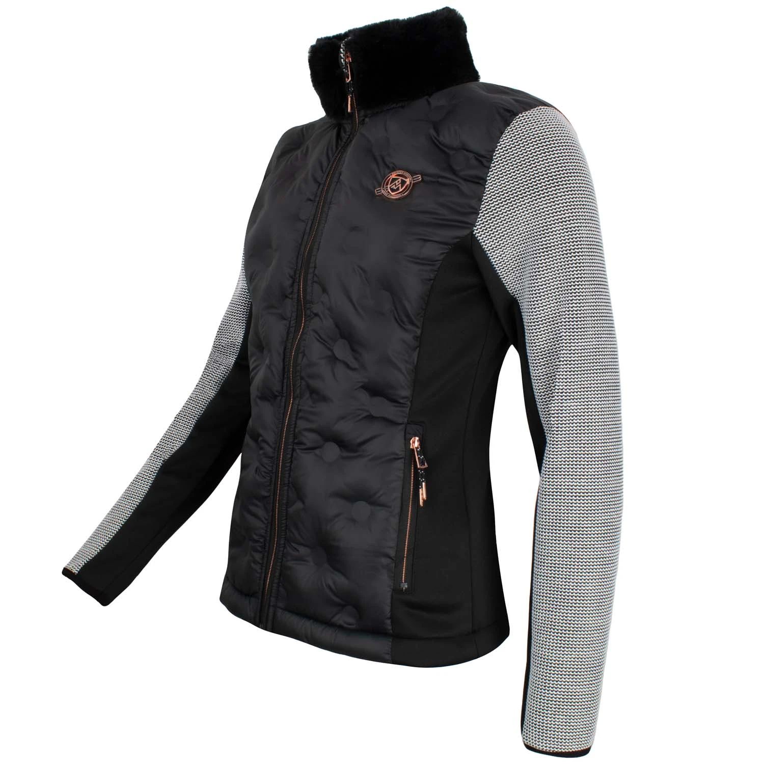 Blouson Polaire Femme AKANA Noir 5 Blouson Polaire Femme AKANA Noir – Image 3