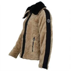 Blouson Polaire Femme AREVA Camel -Vêtements De Ski Blouson polaire Femme AREVA camel BLO AREVA 2