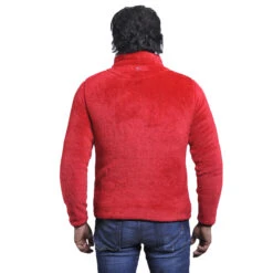 Blouson Polaire Homme CARIAN Rouge 6 Blouson Polaire Homme CARIAN Rouge -Vêtements De Ski Blouson polaire Homme CARIAN rouge Peak Mountain 1