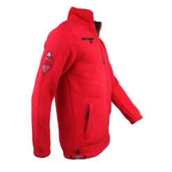 Blouson Polaire Homme CIK Rouge 7 Blouson Polaire Homme CIK Rouge -Vêtements De Ski Blouson polaire Homme CIK rouge Peak Mountain 2