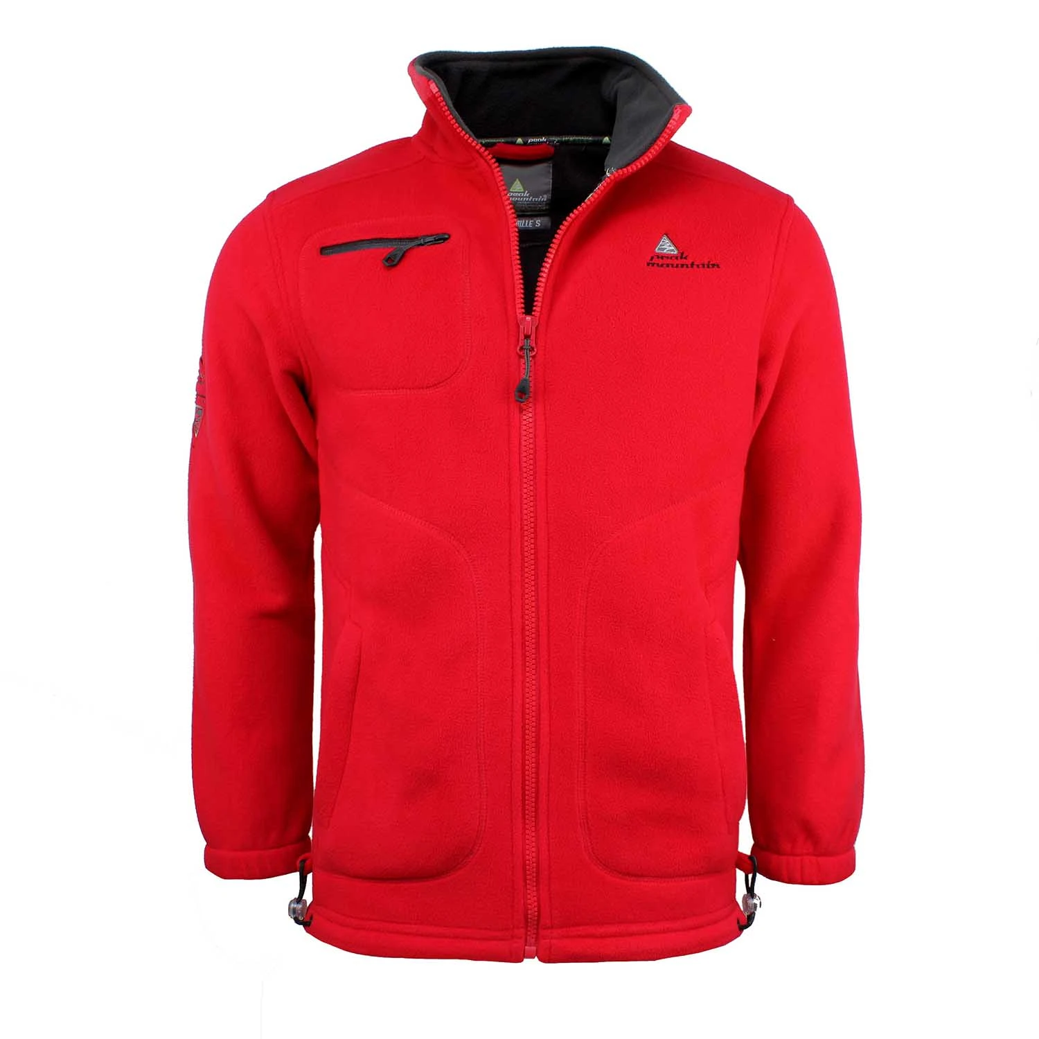 Blouson Polaire Homme CIK Rouge 3 Blouson Polaire Homme CIK Rouge