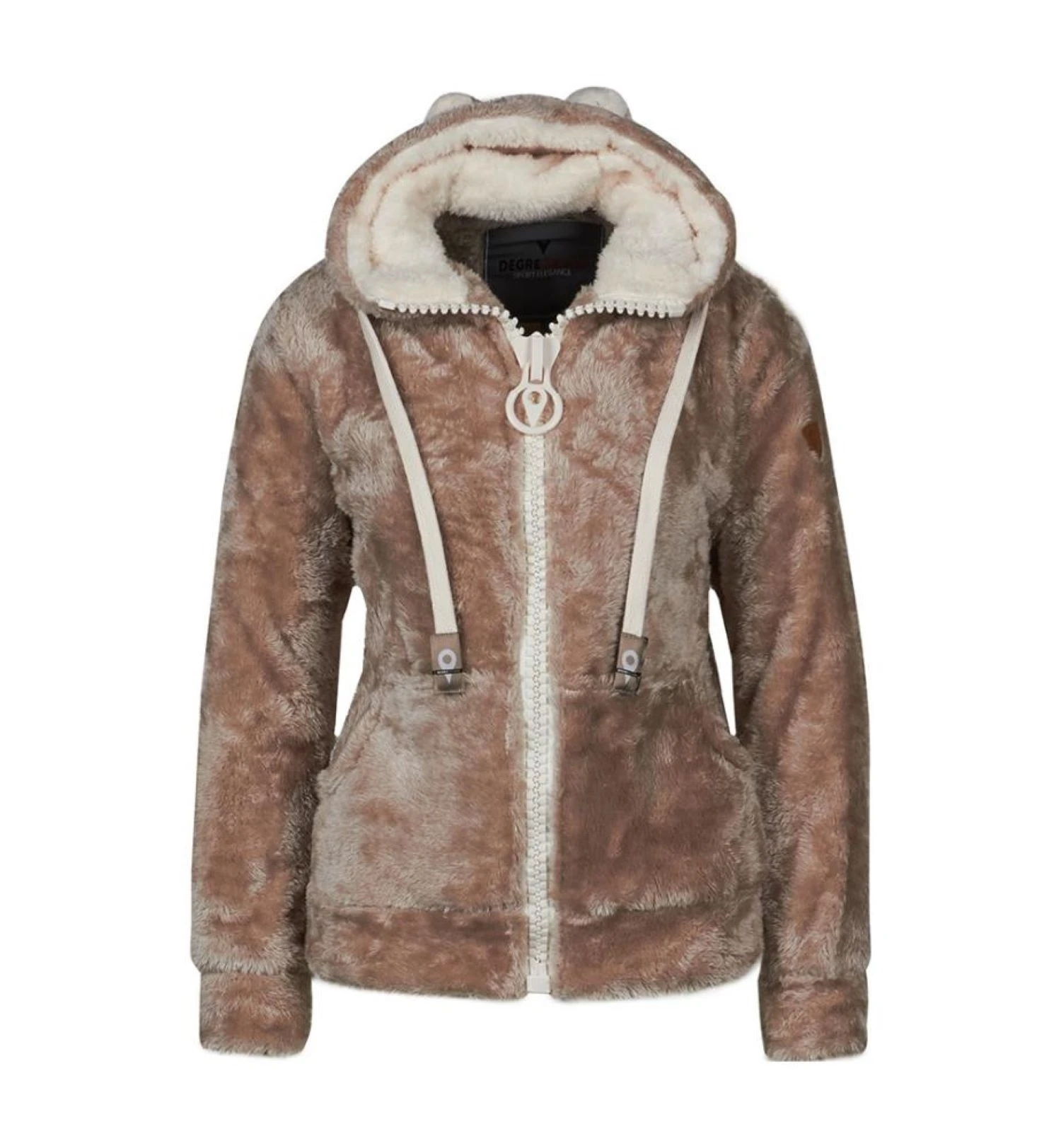 Blouson Polaire Femme ARELI Taupe 3 Blouson Polaire Femme ARELI Taupe