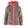 Blouson Polaire Fille FARELI Taupe 1 Blouson Polaire Fille FARELI Taupe -Vêtements De Ski Blouson polaire fille FARELI taupe Degre Celsius