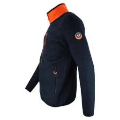 Blouson Polaire Homme CAYAK Marine -Vêtements De Ski Blouson polaire full zip Homme CAYAK marine Peak Mountai 1