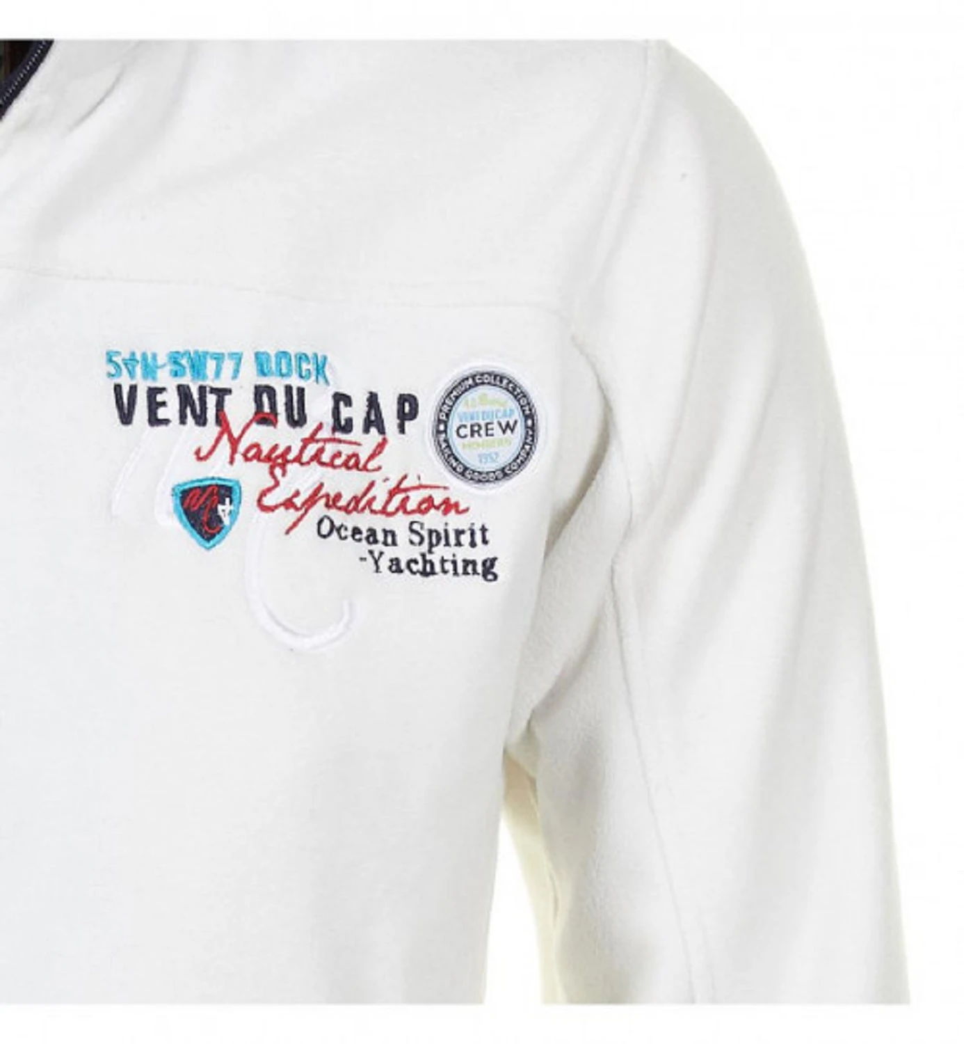 Blouson Polaire Garçon ECOPA38 Blanc 6 Blouson Polaire Garçon ECOPA38 Blanc – Image 4