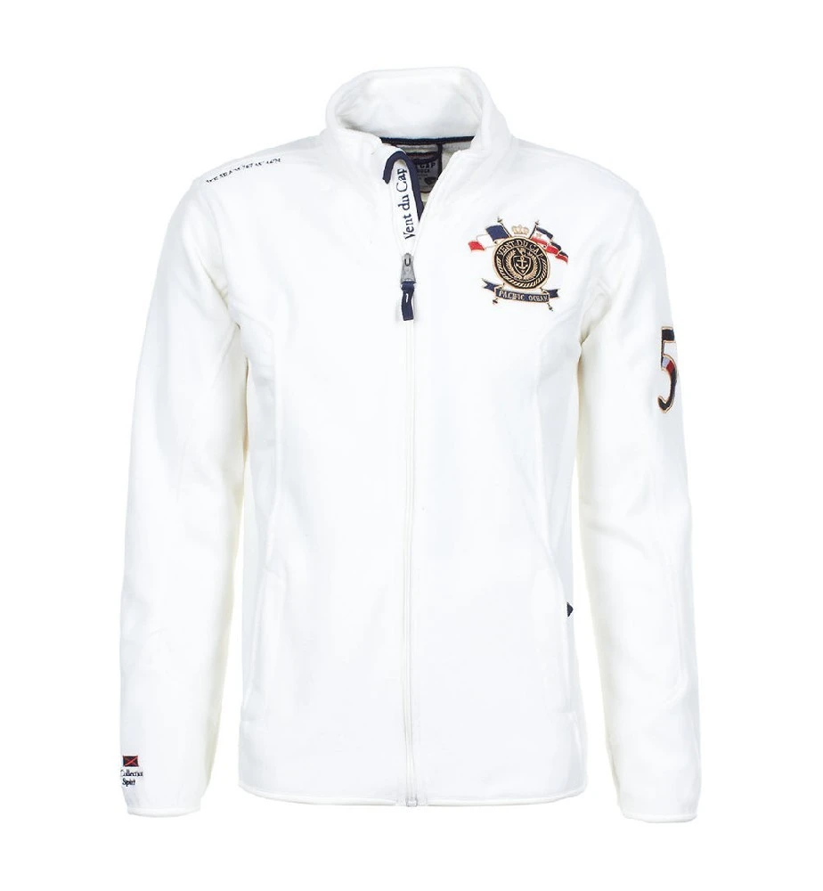 Blouson Polaire Homme CAUBIN Ecru 3 Blouson Polaire Homme CAUBIN Ecru