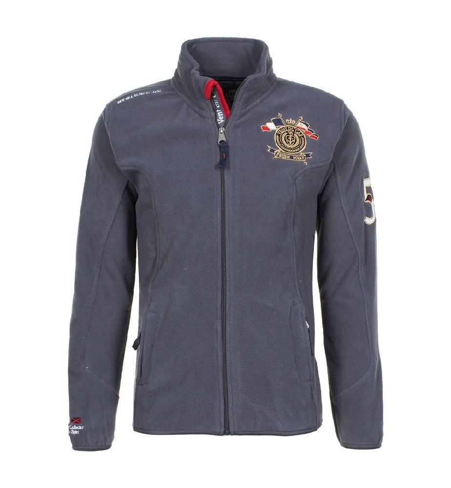 Blouson Polaire Homme CAUBIN Gris 3 Blouson Polaire Homme CAUBIN Gris