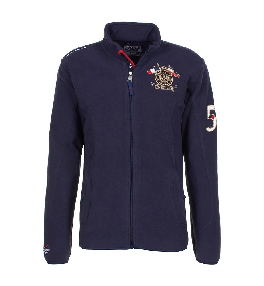 Blouson Polaire Homme CAUBIN Marine 3 Blouson Polaire Homme CAUBIN Marine