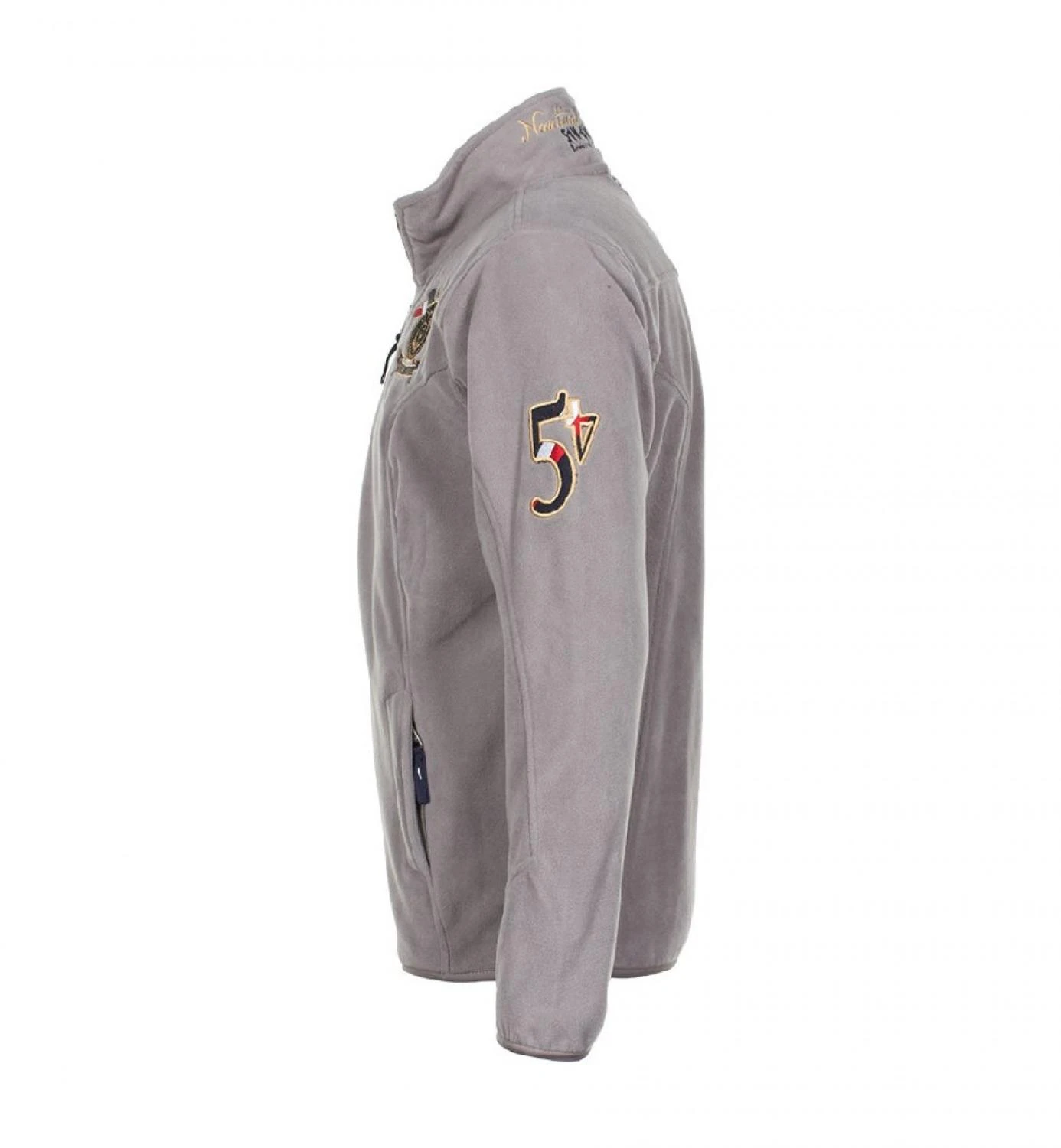 Blouson Polaire Homme CAUBIN Taupe 5 Blouson Polaire Homme CAUBIN Taupe – Image 3