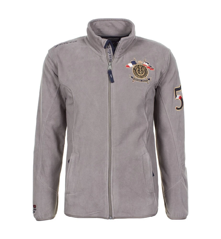 Blouson Polaire Homme CAUBIN Taupe 3 Blouson Polaire Homme CAUBIN Taupe