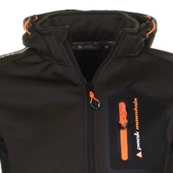 Blouson Polar Shell à Capuche CRISTOL Marron -Vêtements De Ski Blouson polar shell a capuche CRISTOL marron BLO CRISTOL