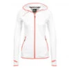 Blouson Polarshell Femme ACAMPUS Blanc 2 Blouson Polarshell Femme ACAMPUS Blanc -Vêtements De Ski Blouson polar shell femme ACAMPUS blanc