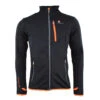 Blouson Polar Shell CLIMATE Noir/orange -Vêtements De Ski Blouson polar shell homme CLIMATE noir orange