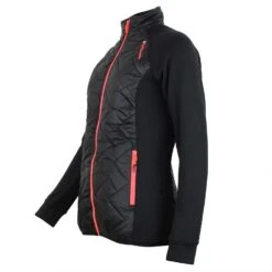 Blouson Polarshell Femme ACER Noir -Vêtements De Ski Blouson polarshell Femme ACER noir Peak Mountain 2 1