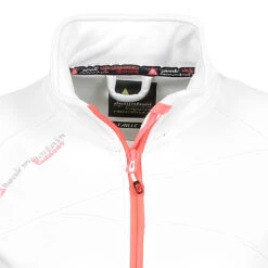 Blouson Polarshell Femme ACLIMATE Blanc -Vêtements De Ski Blouson polarshell Femme ACLIMATE blanc Peak Mountain 2