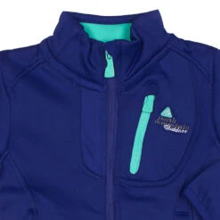 Blouson Polarshell Fille FAYNUR Bleu -Vêtements De Ski Blouson polarshell Fille FAYNUR bleu Peak Mountain 2