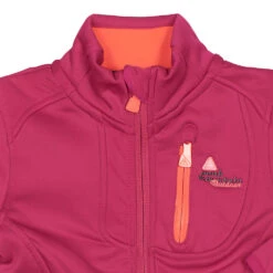 Blouson Polarshell Fille FAYNUR Fuchsia -Vêtements De Ski Blouson polarshell Fille FAYNUR fuchsia Peak Mountain 2