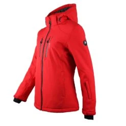Blouson Softshell Femme ANADI Rouge -Vêtements De Ski Blouson softshell Femme ANADI rouge Peak Mountain 2 1