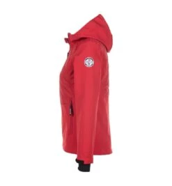 Blouson Softshell Femme APVER Rouge 10 Blouson Softshell Femme APVER Rouge -Vêtements De Ski Blouson softshell Femme APVER rouge BLO APVER 2