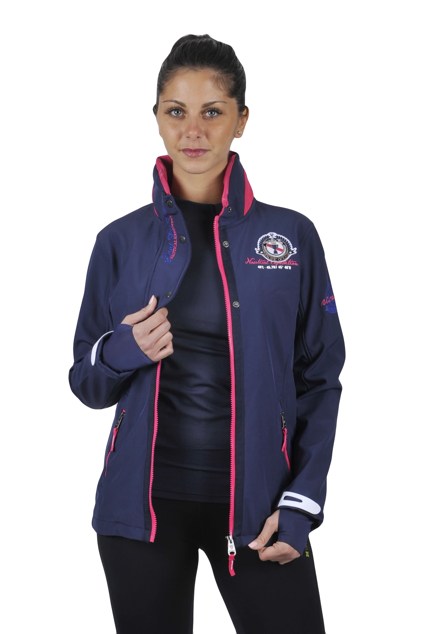 Blouson Softshell GADJI Bleu 6 Blouson Softshell GADJI Bleu – Image 4